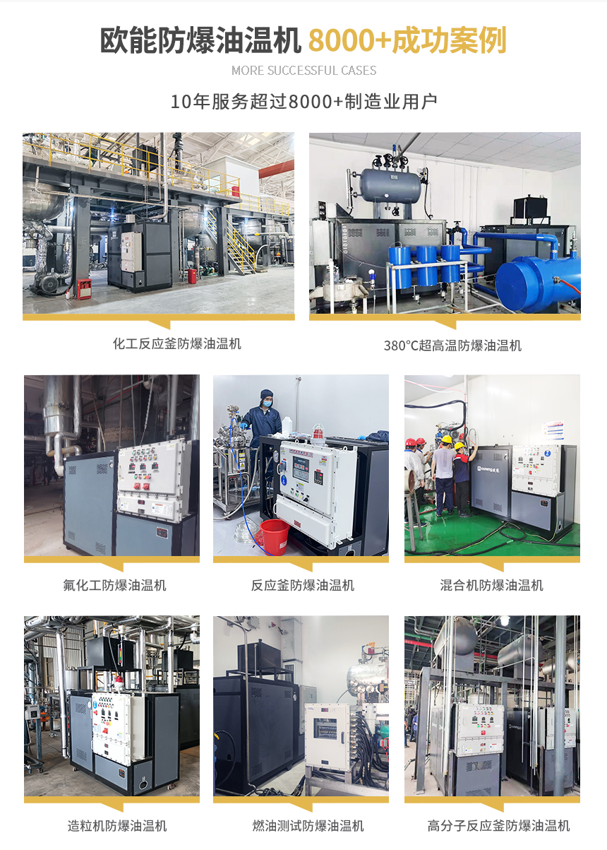 防爆型高溫油溫機案例